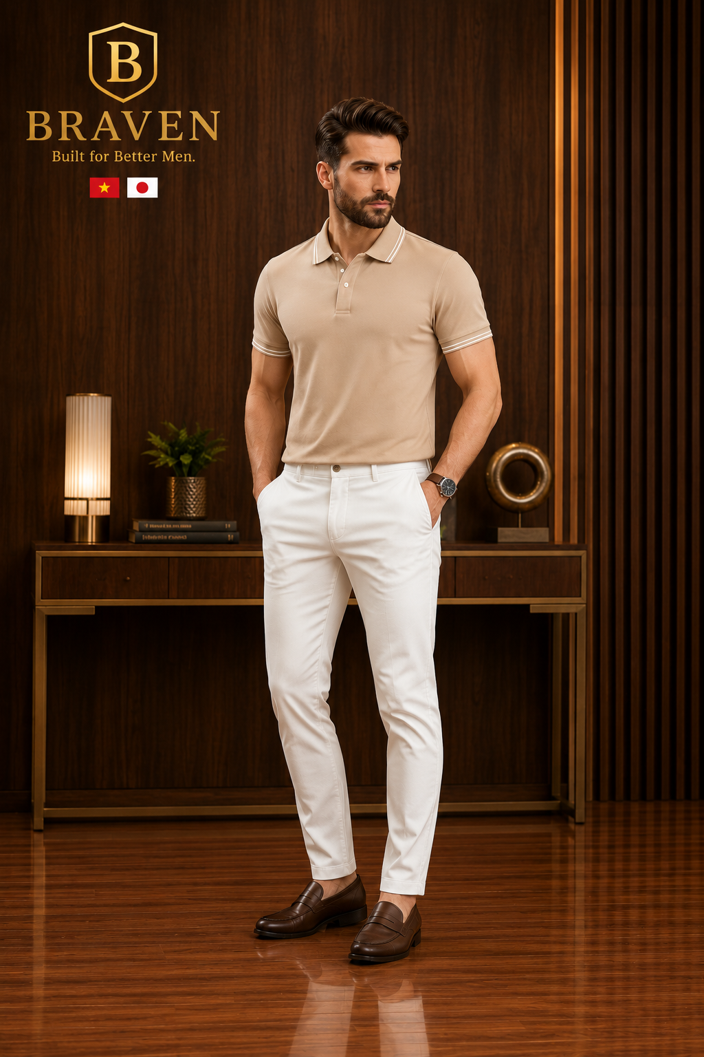 Áo Polo Nam BRAVEN Premium Chính Hãng